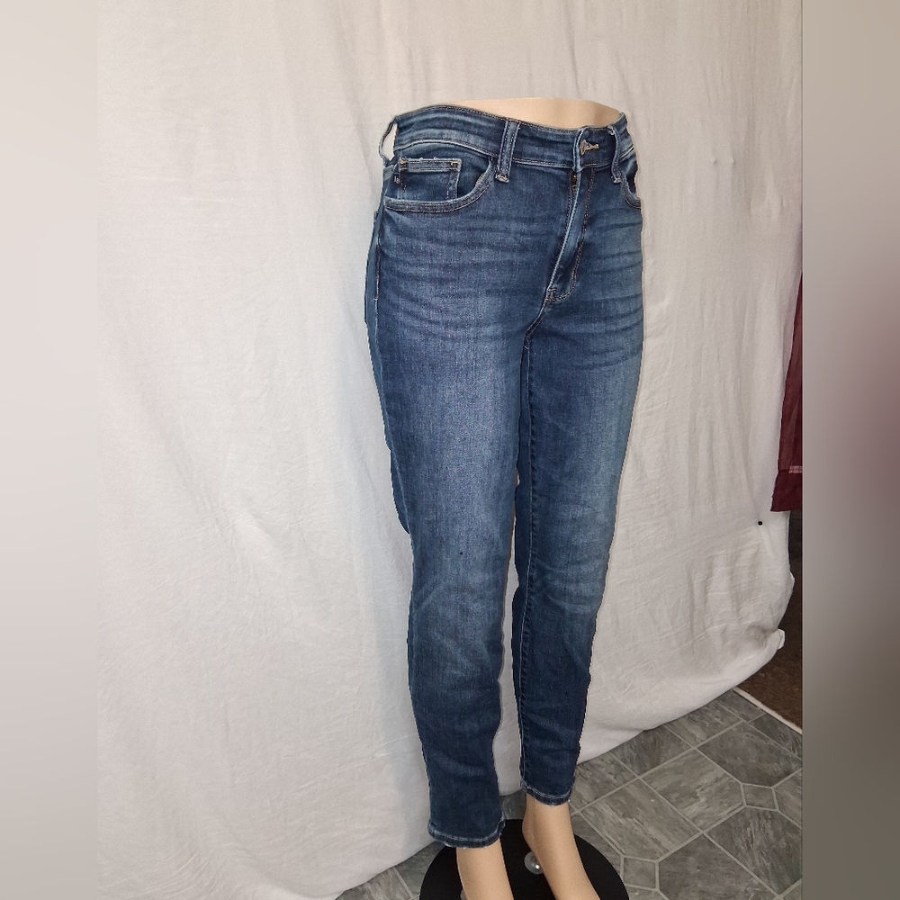 Judy Blue Los Angeles Size 5/27  Dark Wash Skinny Jeans - Picture 4 of 16